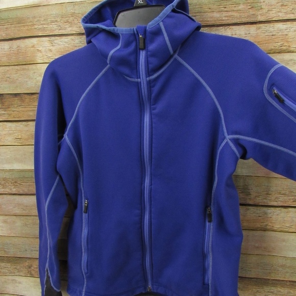 REI Purple Zipper Front Polartec Hoodie S - Picture 7 of 16